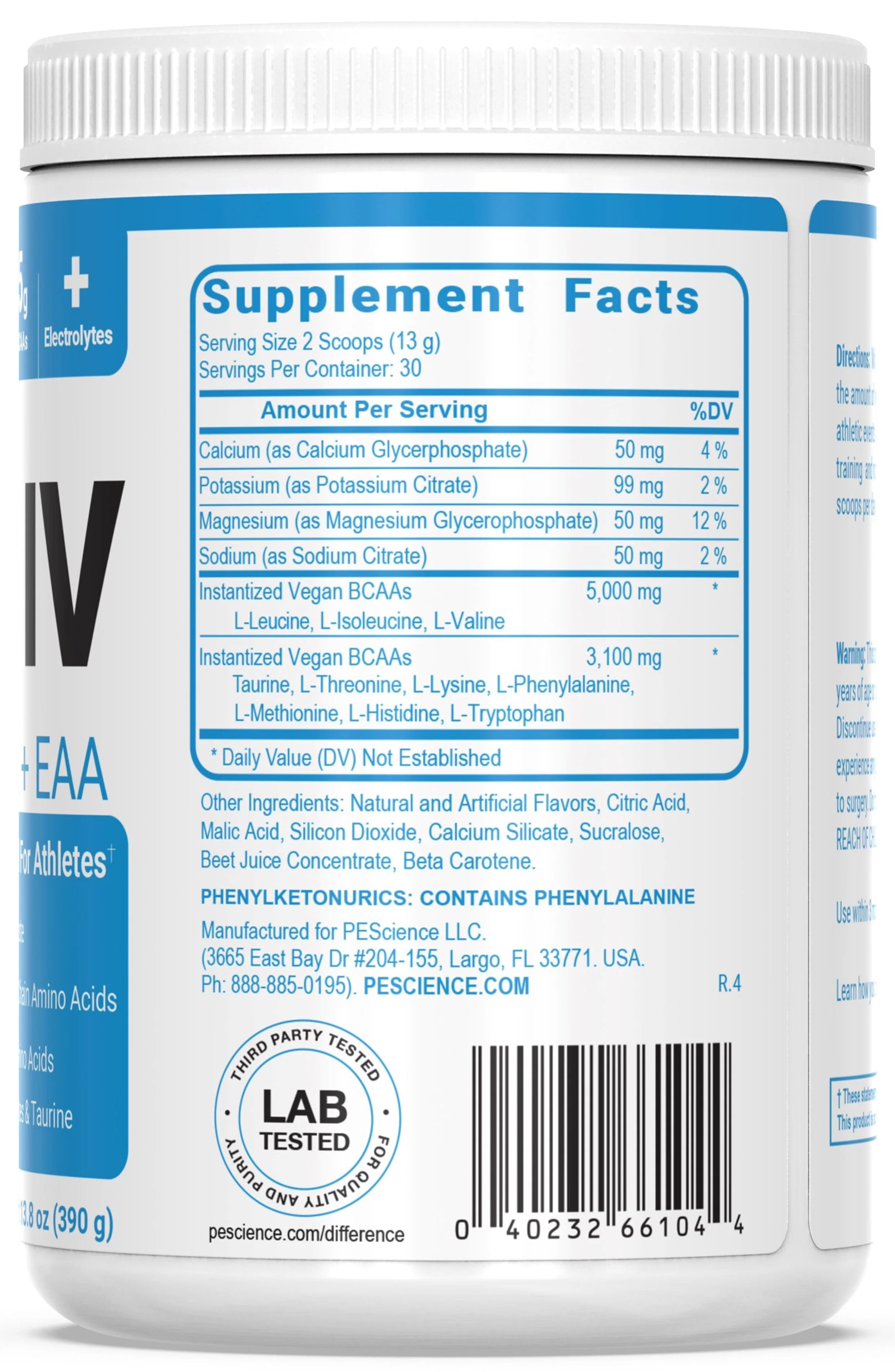 Amino IV BCAAs + EAAs - Image 10